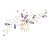 CRILSTYLEO Elegant Rhinestone Hair Comb Wedding Bridal Accessory Fit for Women for Special Occasions