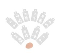 CRILSTYLEO Flower Ornaments Set Ancient Chinese Stencil Patterns for Boys and Girls Makeup and Stage Decoration