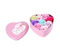 CRILSTYLEO Flower Soap Shaped Mother's Day Present Handmade Soap Rose Scent Gentle Random