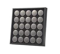 CRILSTYLEO Gem Storage Box for Bead Gems Rhinestone Organizer 25 Grid Display Box for Jewelry Making Storage