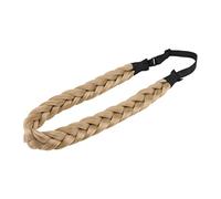 CRILSTYLEO Handmade Woven Twisted Braid Headband Plaited Hair Headband Stylish Two-strand Hair Tie Bright Decorative Headwear