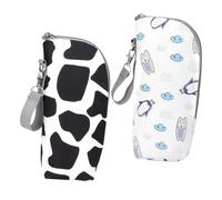 CRILSTYLEO Insulated Bottle Cool Bag Bottle Bag Zipper for Milk Storage for Stroller Portable