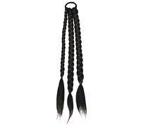CRILSTYLEO Long Braided Ponytail Extension Hair Piece for Women Girls Curly Braiding Hair Extensions