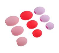 CRILSTYLEO Makeup Brush Caps 9pcs Silicone Covers for Brush Heads Anti-dust Easy Travel Daily Use