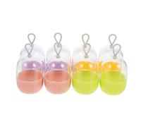 CRILSTYLEO Makeup Cases Beauty Egg Case Plastic Egg Containers Makeup Holder Travel Essential