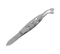CRILSTYLEO Metal Eyelid Tweezer for Women Beauty Tools Precise Meibomian Gland Massager Forceps Compact Eye Care Instrument for Sore Eyelids Relief Go Use