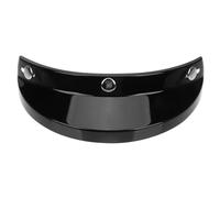 CRILSTYLEO Motorcycle Helmet Visor Plastic Sun Shade Sliding Clips Classic Vintage Style Protective Rain Shield for Men and Women Outdoor Riding