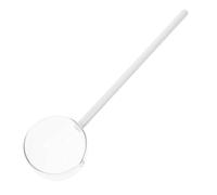 CRILSTYLEO Multi-use Glass Soup Spoon Handle Mixing Spoon for Cooking Serving and Tea Easy to Clean Dishwasher Safe for Oil High Borosilicate Glass