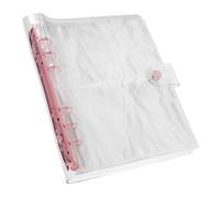 CRILSTYLEO Nail Art Display Book Sticker Organizer Empty Display Book Sticker Collecting Holder Sturdy Plastic Pu