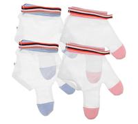 CRILSTYLEO Nail Biting Prevention Gloves 2 Pairs Stop Sucking Glove Set Infants Thumb Sucking Guard Mesh Design Random Color