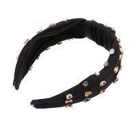 CRILSTYLEO Pearl Headband Knotted Hair Hoop Vintage Twist for Girls Women Fashion Hair Accessory
