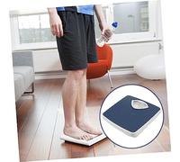 CRILSTYLEO PU Non Slip Pad Mechanical Rotating Dial Bathroom Scale Portable Body Weight Scale with Large Easy Read Dial for Accurate Home Bath Use in Blue