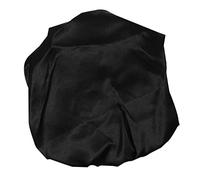 CRILSTYLEO Silk Maternal Sleeping Cap for Women Comfortable Hair Mobcap Black for Sleep Chemotherapy Makeup and Face Washing for Full Coverage