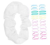 CRILSTYLEO Tie-dye Scrunchies for Women Elastic Hair Ties Spring Colors Versatile and Stylish Ponytail Holders for Unique Hairstyles and Diy Art Projects
