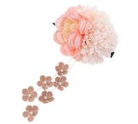 CRILSTYLEO Unique Bridal Hairpin Set Pearl Hair Clasp for Women Elegant Classical Hair Ornament Simulation Flower Headpiece for Daily and Special Events