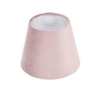 CRILSTYLEO Velour Cloth Lamp Shade Cover for Sockets Vintage Drum Lampshade with Sturdy Iron Bracket Small Compatible with Desk Bedside and Ceiling Lamps