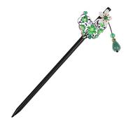 CRILSTYLEO Vintage Chinese Headdress Flower Hair Stick Hair Bun Pins Decorations for Women Floral