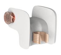CRILSTYLEO Wall Mounted Hair Dryer Holder Elegant Bathroom Storage Rack for Blow Dryer Adjustable Design Non-Slip Base Space Saving Hair Tool Organizer for Home and Salon
