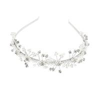 CRILSTYLEO Wedding Hair Accessories for Girls Elegant Headband Decoration Flower Girl Headpiece for Parties Festivals Birthdays and Special Occasions Comfortable and Stylish Design