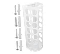 CRILSTYLEO White Plastic Vinyl Storage Rack Roll Paper Organizer for Craft with Easy Access and Sturdy Design to Hold Vinyl Wrapping Paper Holder for Tidy Professional Space