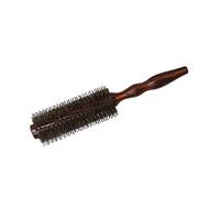 CRILSTYLEO Wooden Handle Hair Curling Brush Comb Professional Styling Tool for Long Thick Curly Hair Scalp Massage Brush for Women Vented Design for Effortless Blow Drying