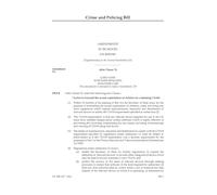 Crime and Policing Bill Amendments to be moved on report [Supplementary to the Second Marshalled List] (House of Lords) HLB 167 II a
