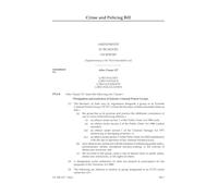 Crime and Policing Bill Amendments to be moved on report [Supplementary to the Third Marshalled List] (House of Lords) HLB 167 III a