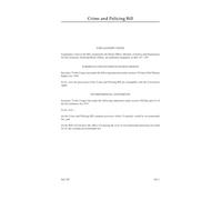 Crime and Policing Bill (House of Commons) HCB 187