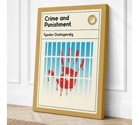 Crime and Punishment Canvas Wall Art Print 24x16 Inch