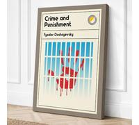 Crime and Punishment Canvas Wall Art Print 24x16 Inch