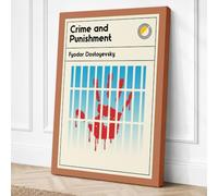 Crime and Punishment Canvas Wall Art Print 36x24 Inch (91 x 61 cm)
