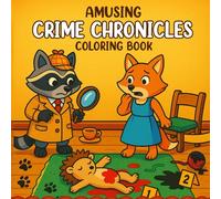CRIME CHRONICLES: A Fun and Cozy Crime Scene Coloring Book for Adults Featuring Whimsical Mysteries, Cute Detective Moments, and Lighthearted Crime Scenes