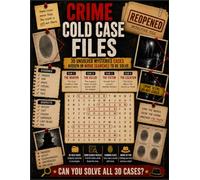 Crime Cold Case Files: 30 Unsolved Mysteries Cases Hidden in Word Searches To Be Solve
