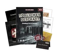 Crime Dinner for 6-8 People, Deadly Business, Real Crime Case for Exciting Crime Dinner Evening, Crime Dinner for Home, True Crime Game from 16 Years, Crime Dinner