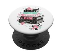Crime Fiction Romance Smut Fantasy Stack PopSockets Adhesive PopGrip