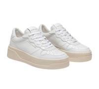 Crime London, Crime Force 1, Leather Wedge Sneaker Shoes, Fashion, White, 8.5 UK