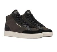 Crime London, Eclipse High Leather Fashion Sneaker, Military black, 9.5 UK