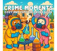 Crime Moments Cozy And Cute Coloring Book: Coloring Book for Adults Featuring 41 Illustrations comfy Animal Moments funny Scenes to color