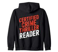 Crime Novels And Detective Mystery Book Readers Zip Hoodie