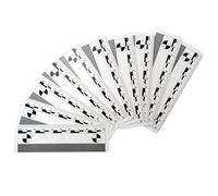 Crime Scene 10cm Photomacrographic Scale (10pk) - White, Non-Reflective, Matte Surface - Ideal for Evidence Photography