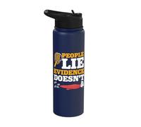 Crime Scene Cleaner Forensic Science Evidence Technician Stainless Steel Insulated Water Bottle