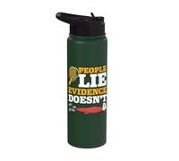 Crime Scene Cleaner Forensic Science Evidence Technician Stainless Steel Insulated Water Bottle