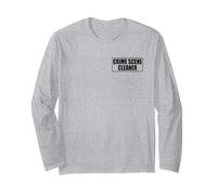 Crime Scene Cleaner Uniform Costume TEE Long Sleeve T-Shirt