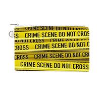 Crime Scene Coin Purse Change Holder Pouch Funny Cellphone Bag Mini Wallet Clutch Purse Small Key Holder For Women Men