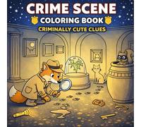 Crime Scene Coloring Book: Criminally Cute Clues