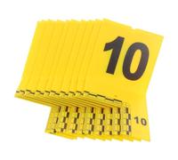 Crime Scene Evidence Tags with Measurement Ruler, 1-10 Number Id Tents
