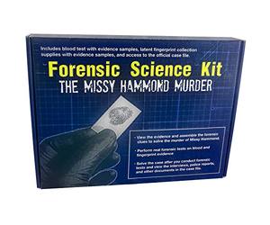 Crime Scene Forensic Science Kit: Solve The Missy Hammond Murder