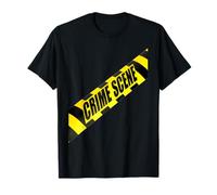 Crime Scene Forensic Tape Police Science Investigator T-Shirt