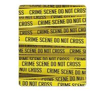 Crime Scene Funny Mouse Pad Anti-Slip Rubber Base Desk Mat for Gaming Office Men Women