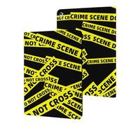Crime Scene Funny Tablet Cases Multi-Viewing Angels Trifold Stand Case Compatible with iPad Series